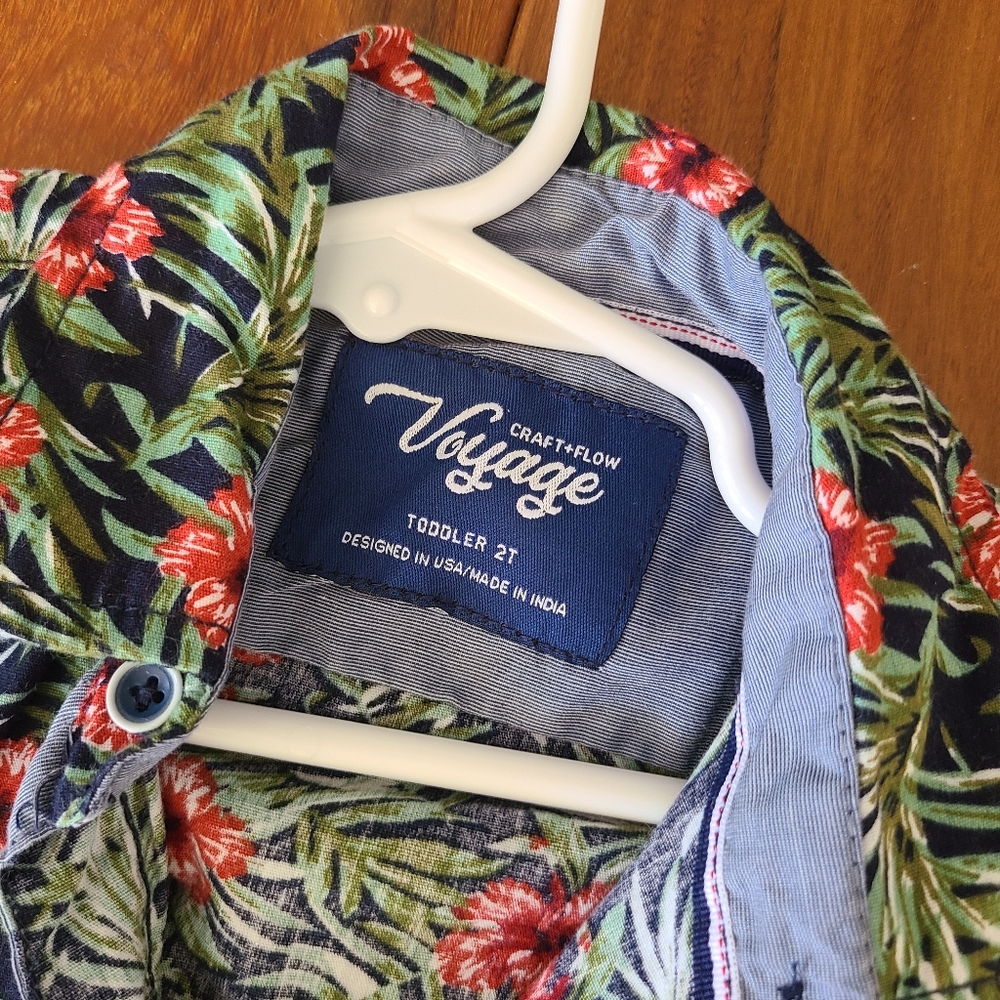 Toddler Aloha Polo Button Down